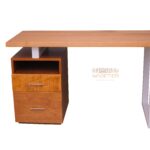 Escritorio Minimalista de Madera con Cajones