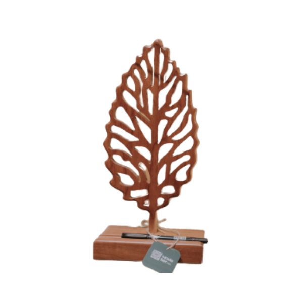 Hoja Decorativa Porta Lapicero